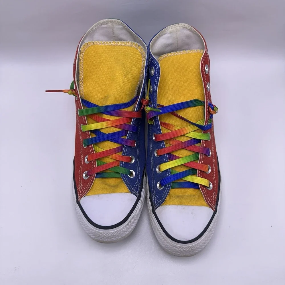 Converse All Star  Men's‎ 9 Womens 11 Shoes Colorblock High Top Sneaker